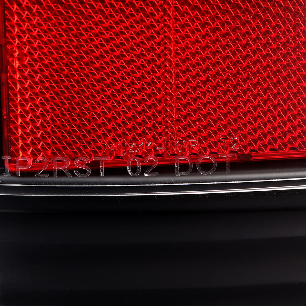 2007-2009 Dodge RAM 1500/2500/3500 LED Tail Lights (Matte Black Housing/Clear Lens)