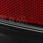 2007-2009 Dodge RAM LED Tail Lights (Matte Black Housing/Clear Lens)