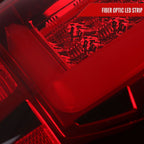 2007-2009 Dodge RAM 1500/2500/3500 LED Tail Lights (Chrome Housing/Red Clear Lens)
