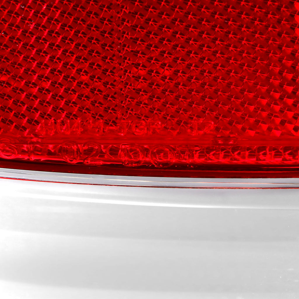 2007-2009 Dodge RAM 1500/2500/3500 LED Tail Lights (Chrome Housing/Red Clear Lens)