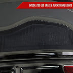 2009-2018 Dodge RAM 1500/2019-2022 RAM 1500 Classic/2010-2018 RAM 2500 3500 LED Bar Tail Lights (Chrome Housing/Smoked Lens)