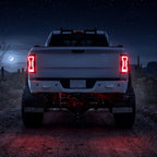 2009-2018 Dodge RAM 1500 / 2019-2021 RAM Classic / 2010-2018 RAM 2500 3500 Full LED Tail Lights (Jet Black Housing / Clear Lens)