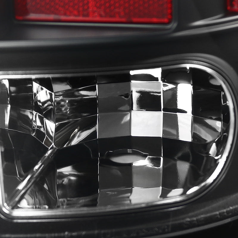 2009-2018 Dodge RAM 1500 / 2019-2021 RAM Classic / 2010-2018 RAM 2500 3500 LED Tail Lights - V2 (Matte Black Housing/Clear Lens)