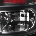 2009-2018 Dodge RAM 1500 / 2019-2021 RAM Classic / 2010-2018 RAM 2500 3500 LED Tail Lights - V2 (Matte Black Housing/Clear Lens)