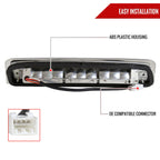 2009-2022 Dodge RAM SMD LED 3rd Brake Light (Chrome Housing/Clear Lens)