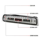 2009-2022 Dodge RAM SMD LED 3rd Brake Light (Chrome Housing/Clear Lens)