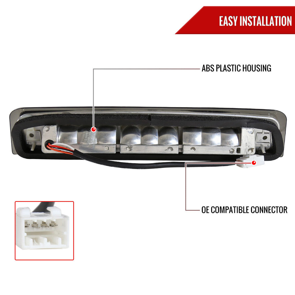 2009-2022 Dodge RAM SMD LED 3rd Brake Light (Chrome Housing/Smoked Lens)