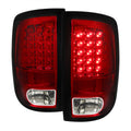 2009-2018 Dodge RAM 1500 / 2019-2021 RAM Classic / 2010-2018 RAM 2500 3500 LED Tail Lights (Chrome Housing/Red Lens)