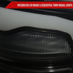 2013-2018 RAM 1500/2500/3500 Sequential Signal LED Tail Lights (Black Housing/Smoked Lens)