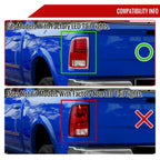 2013-2018 RAM 1500/2500/3500 Sequential Signal LED Tail Lights (Matte Black Housing/Smoked Lens)