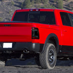 2013-2018 RAM 1500/2500/3500 Sequential Signal LED Tail Lights (Matte Black Housing/Smoked Lens)