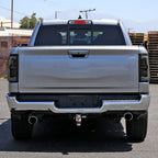 2019-2024 Dodge RAM 1500 Tail Light w/ Sequential Turn Signal LED Strip and LED Side Marker Brake Reverse (Glossy Black Housing / Smoked Lens)