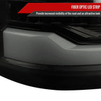2019-2024 Dodge RAM 1500 White LED Bar Tail Lights (Glossy Black Housing/Smoked Lens)