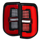 2019-2024 Dodge RAM 1500 Tail Light w/ Sequential Turn Signal LED Strip and LED Side Marker Brake Reverse (Jet Black Housing / Clear Lens)