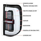 2019-2024 Dodge RAM 1500 Tail Light w/ Sequential Turn Signal LED Strip and LED Side Marker Brake Reverse (Black Housing / Clear Lens)