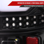 2019-2024 Dodge RAM 1500 LED Tail Lights (Matte Black Housing/Clear Lens)