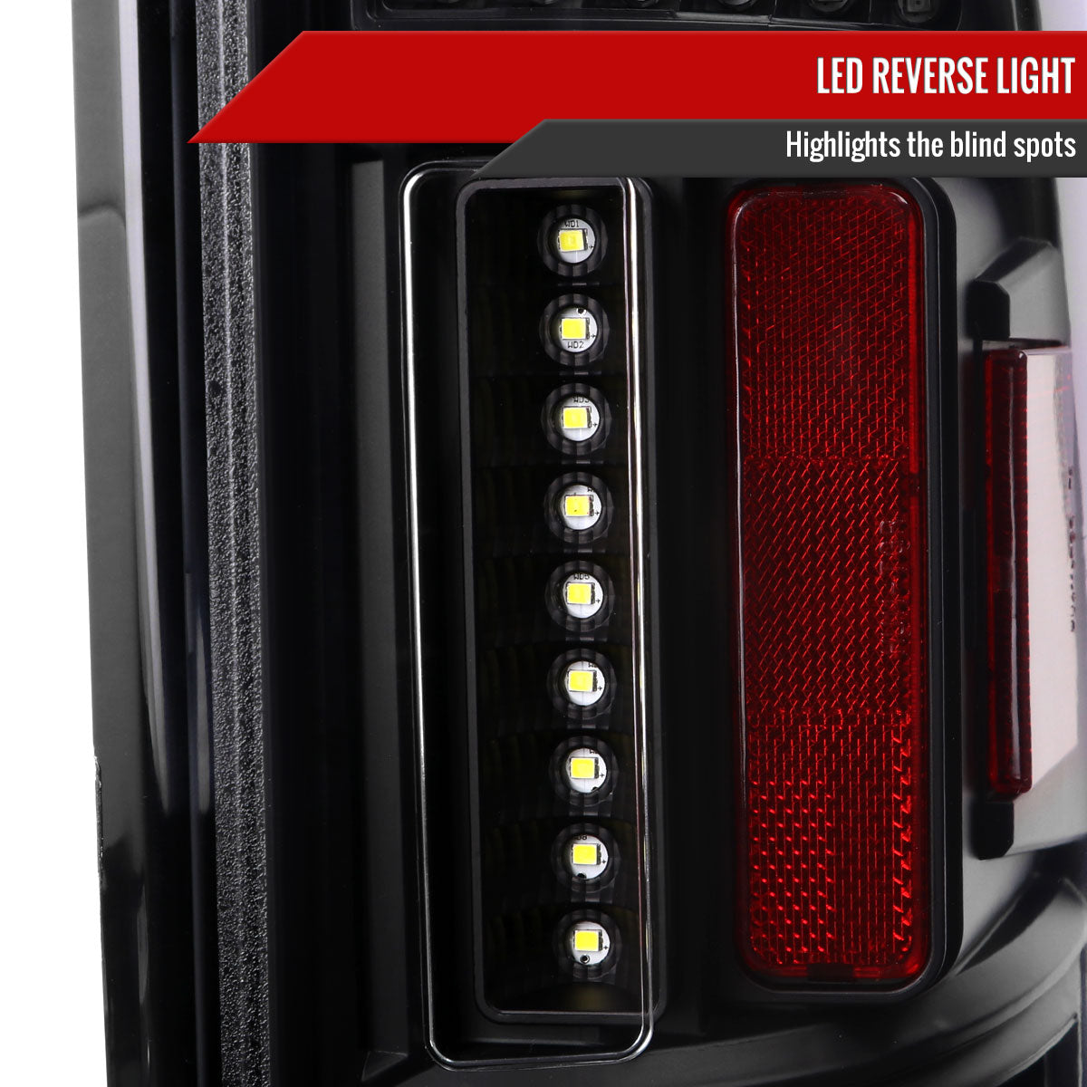 2019-2024 Dodge RAM 1500 LED Tail Lights (Matte Black Housing/Clear Lens)