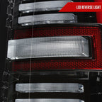 2019-2024 Dodge RAM 2500/3500 LED Sequential Signal Tail Lights (Jet Black Housing / Clear Lens)