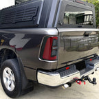 2019-2024 Dodge RAM 2500/3500 LED Sequential Signal Tail Lights (Jet Black Housing / Clear Lens)