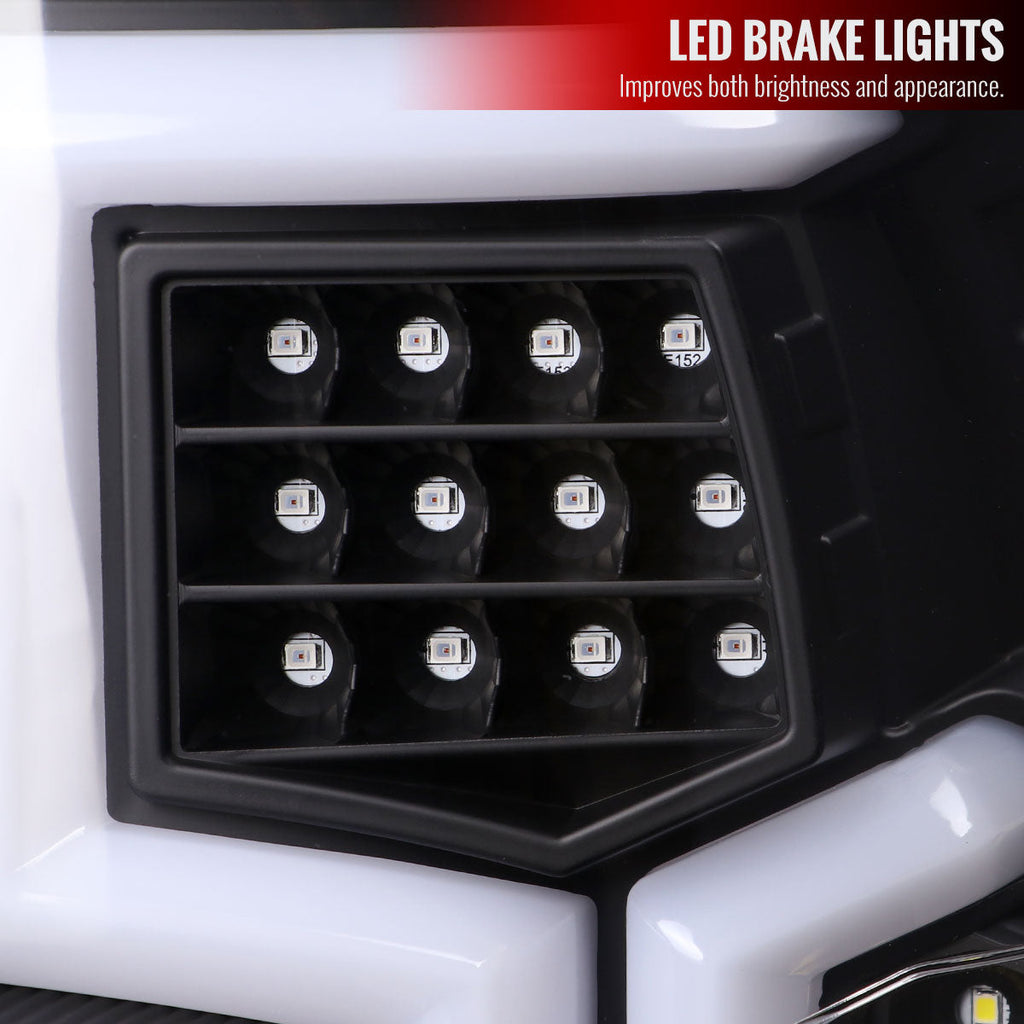 2019-2024 Dodge RAM 2500/3500 LED Sequential Signal Tail Lights (Matte Black Housing/Clear Lens)