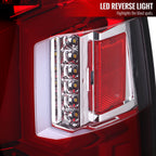 2019-2024 Dodge RAM 2500/3500 LED Sequential Signal Tail Lights (Chrome Housing/Red Lens)
