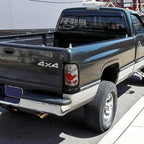 1994-2002 Dodge RAM Tail Lights (Chrome Housing/Clear Lens)