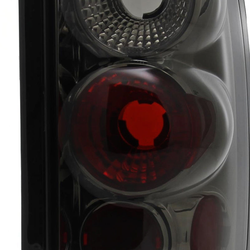 1994-2002 Dodge RAM Tail Lights (Chrome Housing/Smoked Lens)
