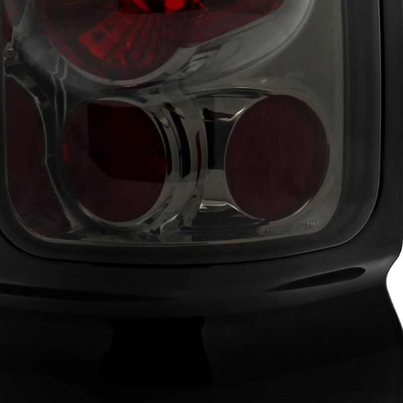 1994-2002 Dodge RAM Tail Lights (Chrome Housing/Smoked Lens)