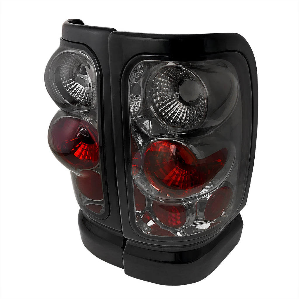 1994-2002 Dodge RAM Tail Lights (Chrome Housing/Smoked Lens)