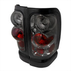 1994-2002 Dodge RAM Tail Lights (Chrome Housing/Smoked Lens)