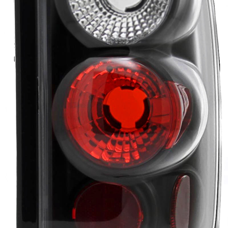 1994-2002 Dodge RAM Tail Lights (Matte Black Housing/Clear Lens)