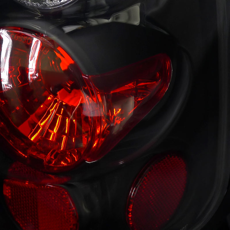 1994-2002 Dodge RAM Tail Lights (Matte Black Housing/Clear Lens)