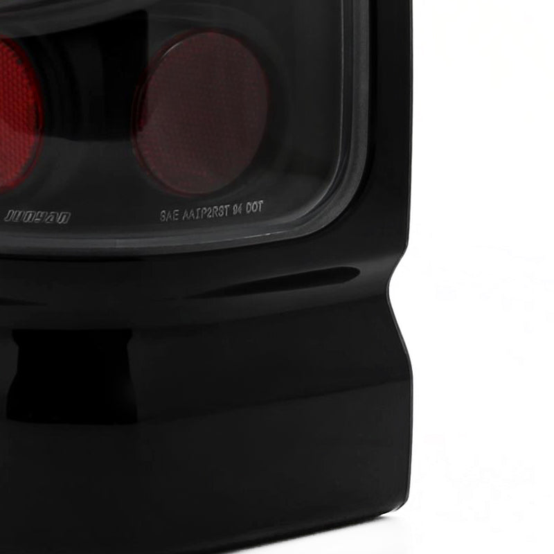 1994-2002 Dodge RAM Tail Lights (Matte Black Housing/Clear Lens)