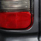 1994-2002 Dodge RAM Tail Lights (Black Housing/Red Clear Lens)