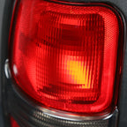 1994-2002 Dodge RAM Tail Lights (Black Housing/Red Clear Lens)
