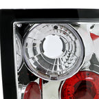 2001-2005 Ford Ranger Tail Lights (Chrome Housing/Clear Lens)
