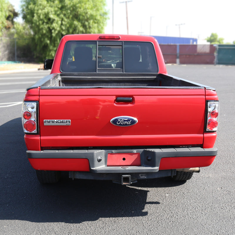2001-2005 Ford Ranger Tail Lights (Chrome Housing/Clear Lens)