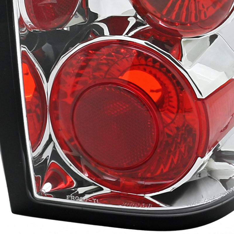 2001-2005 Ford Ranger Tail Lights (Chrome Housing/Clear Lens)
