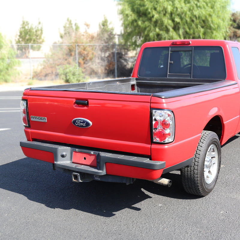 2001-2005 Ford Ranger Tail Lights (Chrome Housing/Clear Lens)