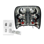 2001-2005 Ford Ranger Tail Lights (Matte Black Housing/Clear Lens)