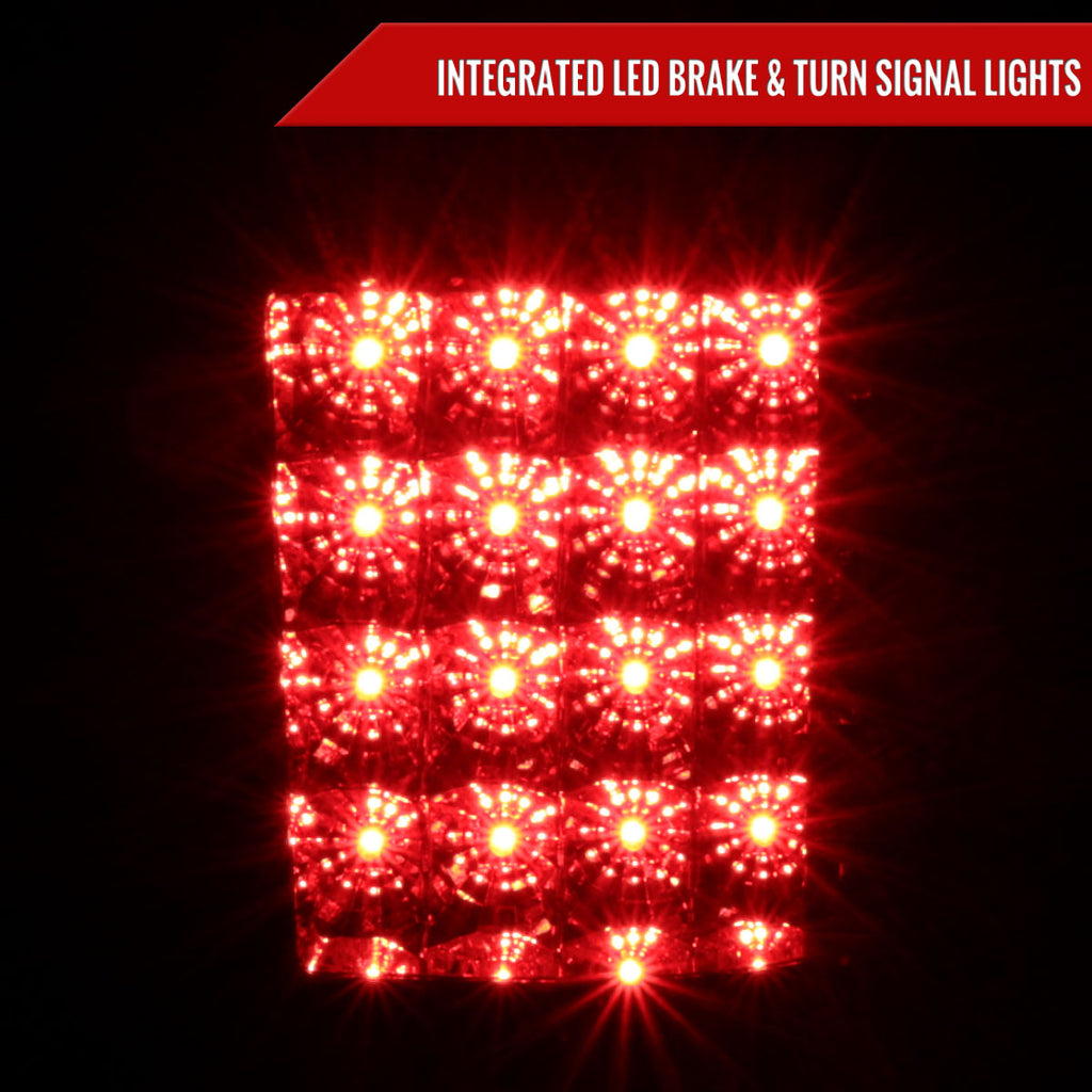 2006-2011 Ford Ranger LED Tail Lights (Matte Black Housing/Clear Lens)