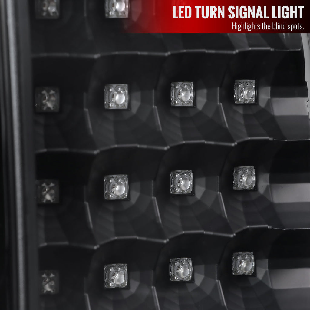 2006-2011 Ford Ranger V2 LED Tail Lights (Matte Black Housing/Clear Lens)