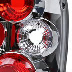 1993-1997 Ford Ranger Tail Lights (Chrome Housing/Clear Lens)