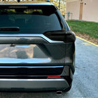 2019-2024 Toyota RAV4 White LED Bar Sequential Signal Tail Lights (Glossy Black Housing/Dark Smoked Lens)