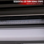 2019-2024 Toyota RAV4 White LED Bar Sequential Signal Tail Lights (Matte Black Housing/Clear Lens)
