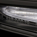 2019-2024 Toyota RAV4 White LED Bar Sequential Signal Tail Lights (Matte Black Housing/Clear Lens)