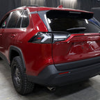 2019-2024 Toyota RAV4 White LED Bar Sequential Signal Tail Lights (Matte Black Housing/Clear Lens)