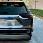 2019-2024 Toyota RAV4 Red LED Bar Sequential Signal Tail Lights (Matte Black Housing/Clear Lens)