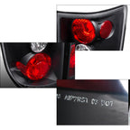 2006-2014 Honda Ridgeline Tail Lights (Matte Black Housing/Clear Lens)