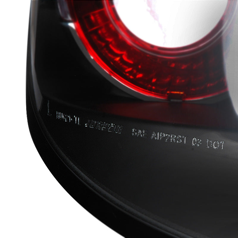 2006-2014 Honda Ridgeline Tail Lights (Matte Black Housing/Clear Lens)